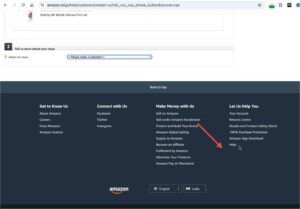 Amazon customer care 
